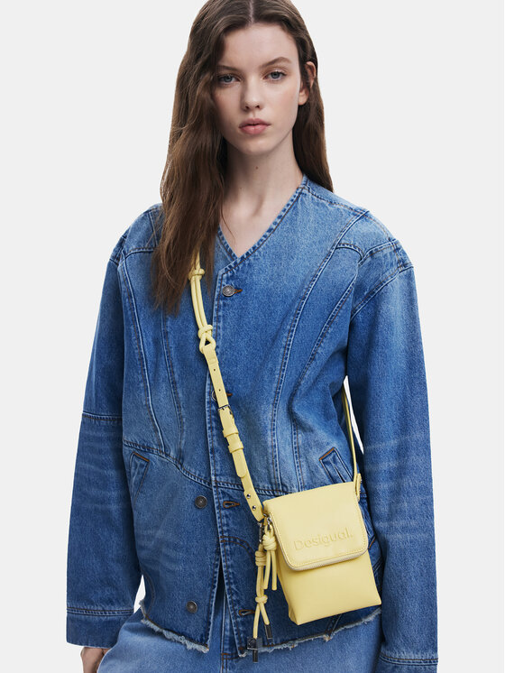 Desigual Geantă pentru telefon Desigual 25SAYP37 Galben