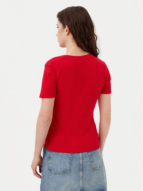 Tommy Hilfiger Tommy Hilfiger Camiseta New Cody WW0WW40584 Rojo Slim Fit