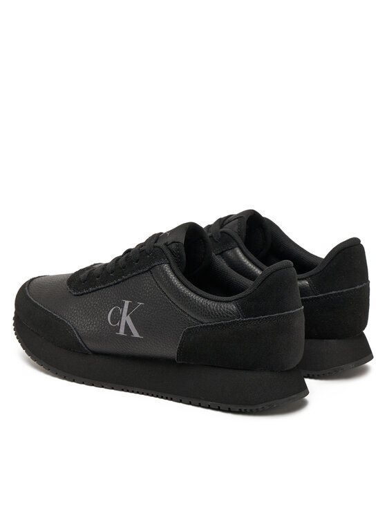 Calvin Klein Jeans Sneakers Calvin Klein Jeans Runner Laceup Low Mix Mg YW0YW01798 Negru