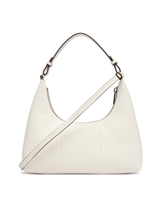 Calvin Klein Torebka Calvin Klein Foil Logo Conv Shou?Lder Bag LV04F3272G Biały