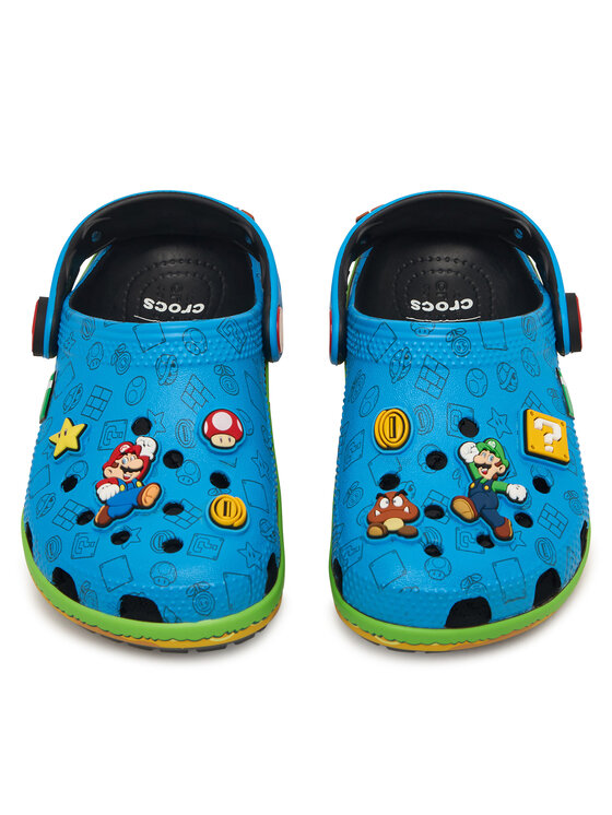 Crocs Шльопанці Crocs Super Mario Core Classic Clog Kids 212140 Кольоровий