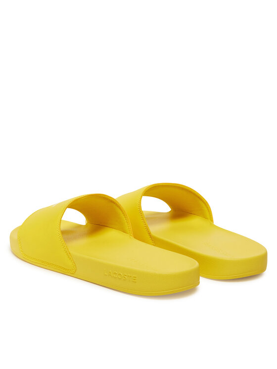 Lacoste Iešļūcenes Lacoste Serve Sliders 7-49CMA0041 Dzeltens