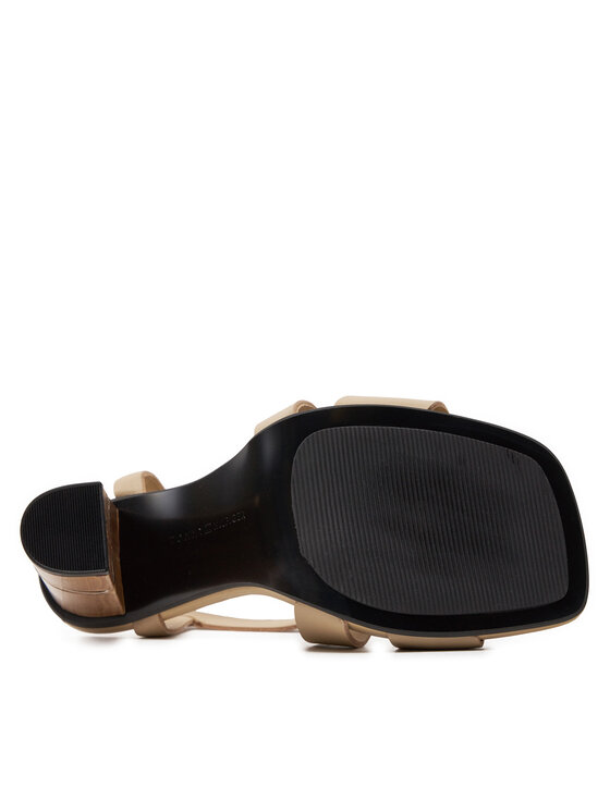 Tommy Hilfiger Szandál Tommy Hilfiger Hardware Block High Heel FW0FW07016 Barna