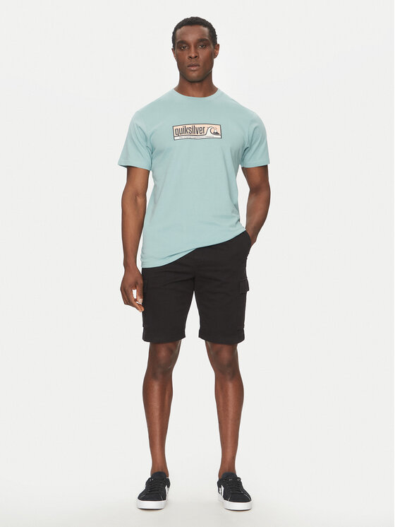 Quiksilver Quiksilver Camiseta EQYZT08040 Turquesa Regular Fit