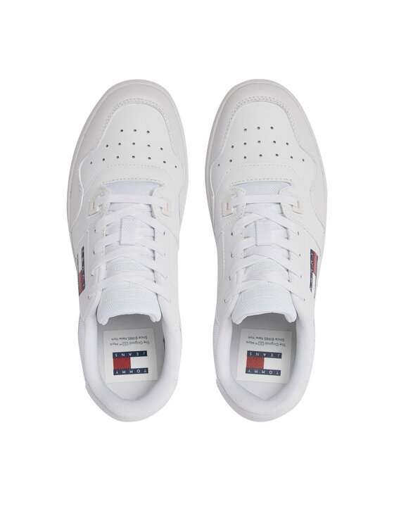 Tommy Jeans Αθλητικά Tommy Jeans Tjw Retro Basket Ess EN0EN02505 Λευκό
