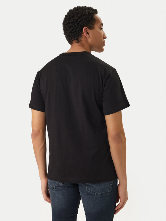Versace Jeans Couture Versace Jeans Couture Camiseta 80GAHT10 CJ00T Negro Regular Fit