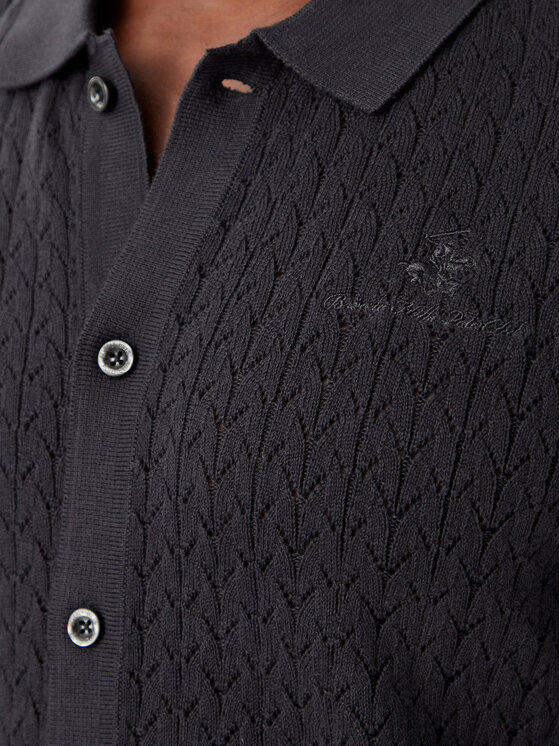 Beverly Hills Polo Club Beverly Hills Polo Club Camisa M7608-HR Azul marino Regular Fit