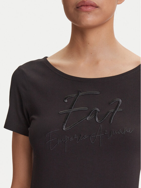 EA7 Emporio Armani EA7 Emporio Armani Футболка 7W000184 AF10373 UC001 Чорний Regular Fit
