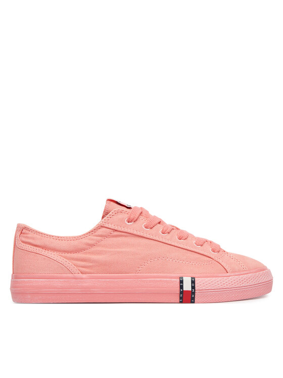 Tommy Jeans Tenisenes Tommy Jeans Archive Vulc Y2K Washed Canvas EN0EN02957 Rozā
