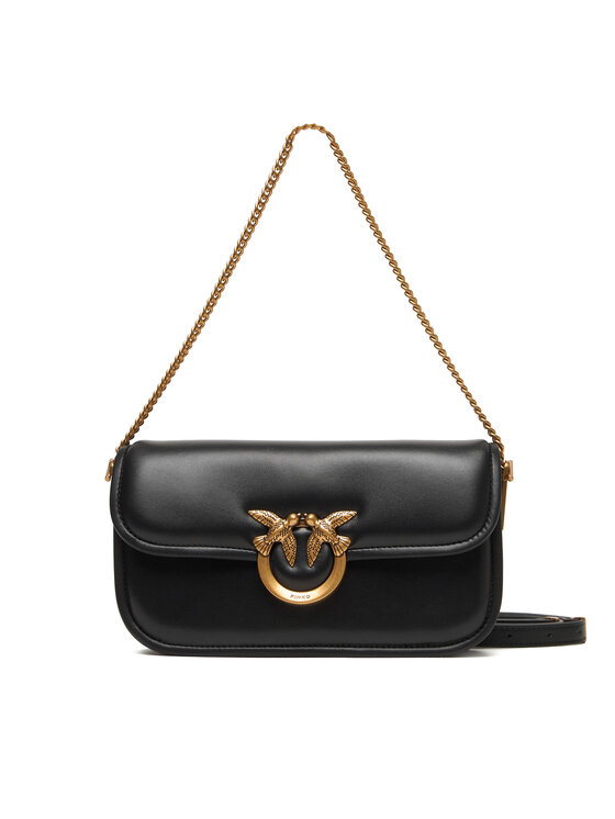 PINKO Kabelka PINKO Love Box Baguette Al 25-26 PLTT 105083 A26L Černá