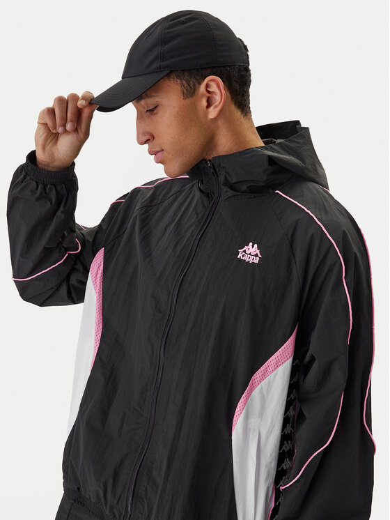 Kappa Kappa Вітровка Banda Silas 37222WW Чорний Comfort Fit