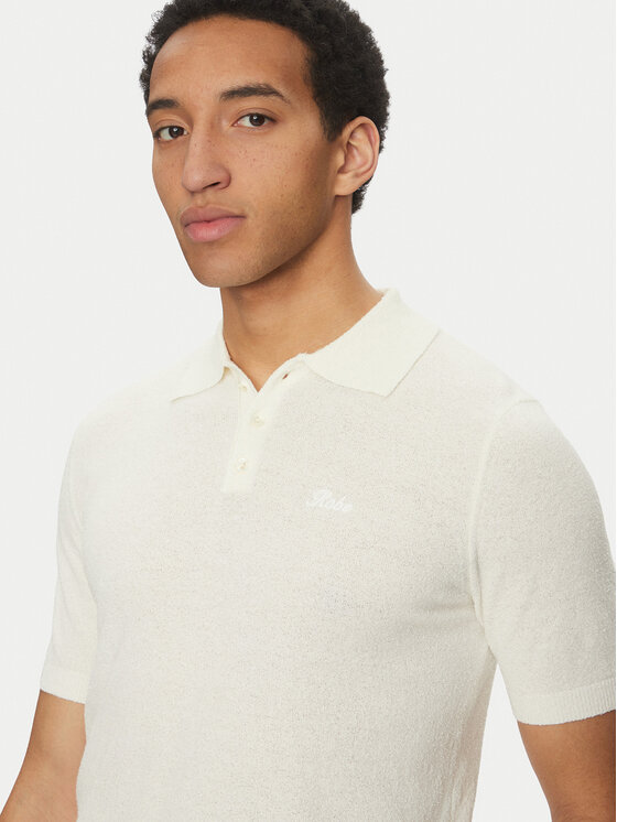 Robe di Kappa Robe di Kappa Polo majica Robe Giovani 65121IW Écru Regular Fit