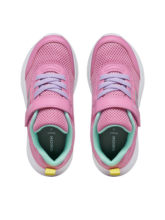 Geox Sneakersy Geox J Sprintye Girl J36FWB 01454 CE83B D Różowy