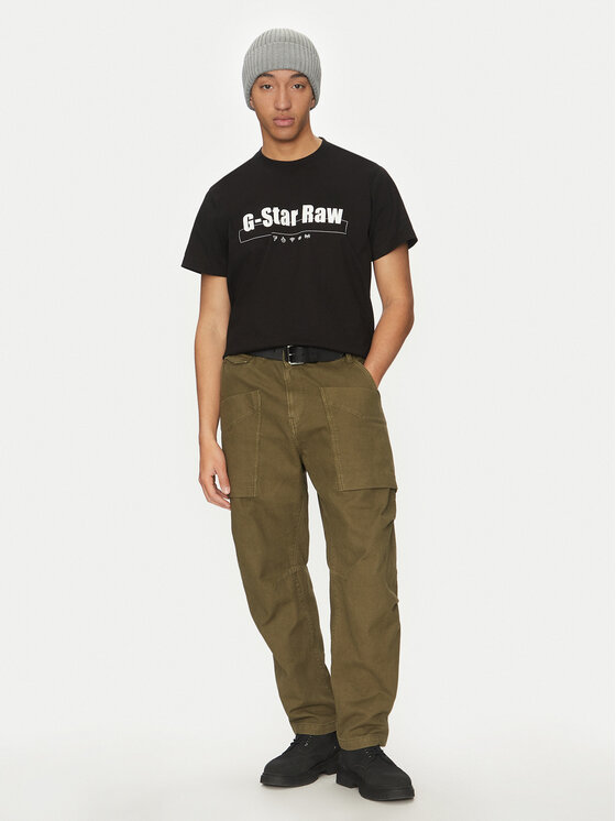 G-STAR G-Star Raw Футболка Symbols D25970-C336 Чорний Regular Fit