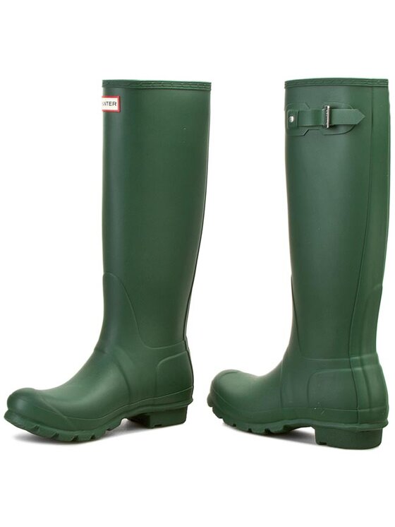 Hunter Гумові чоботи Hunter Womens Org Tall WFT1000RMA Зелений