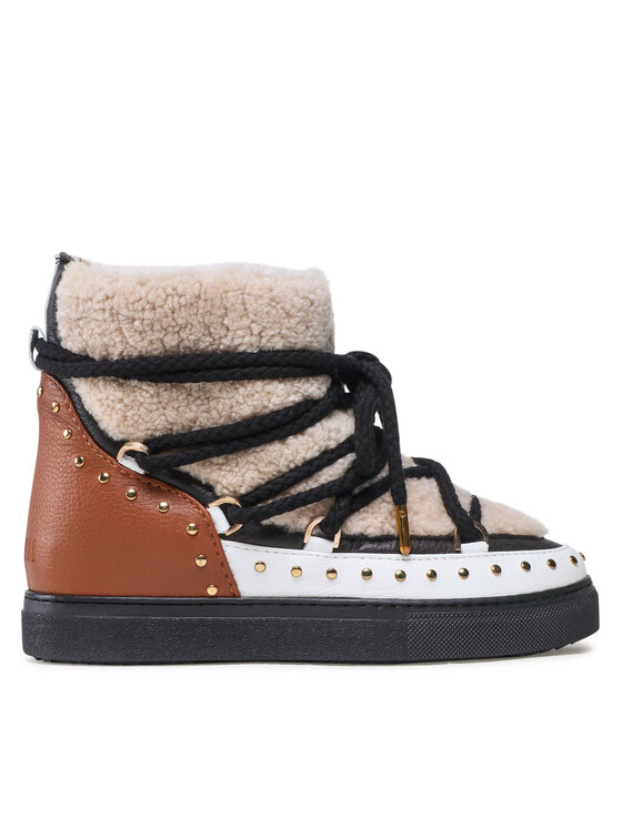 Inuikii Cizme de zăpadă Inuikii Curly Rock Wedge 70103-076 Bej