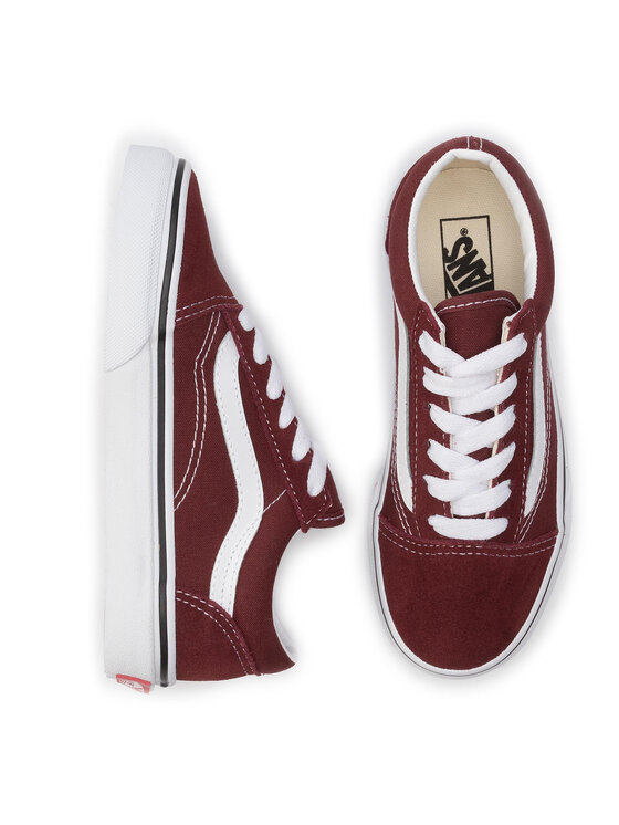 Vans Zapatillas de tenis Vans Old Skool VN0A4BUUV3B1 Guinda/burdeos