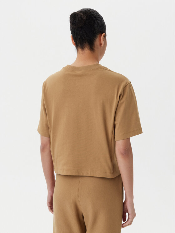 Champion Champion Marškinėliai 117874 Smėlio Regular Fit