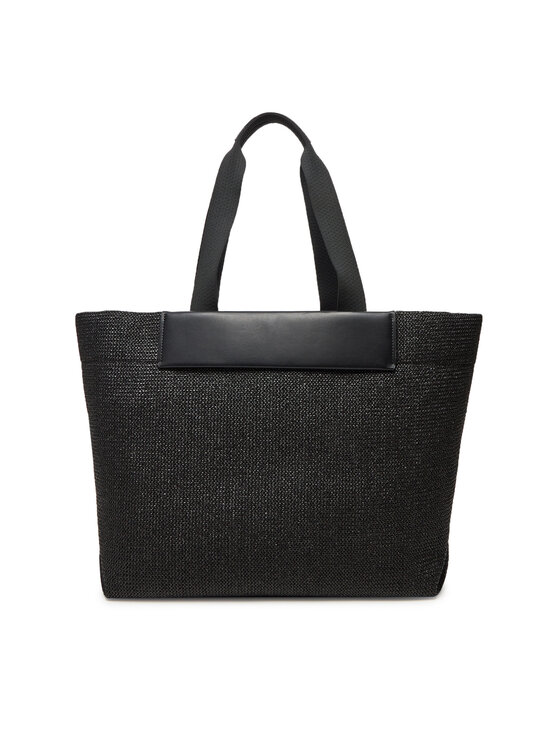 Calvin Klein Kabelka Calvin Klein Ck Raffia Large Shopper K60K613025 Černá