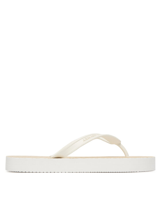 Armani Exchange В'єтнамки Armani Exchange XDQ010 XV700 MZ128 Écru