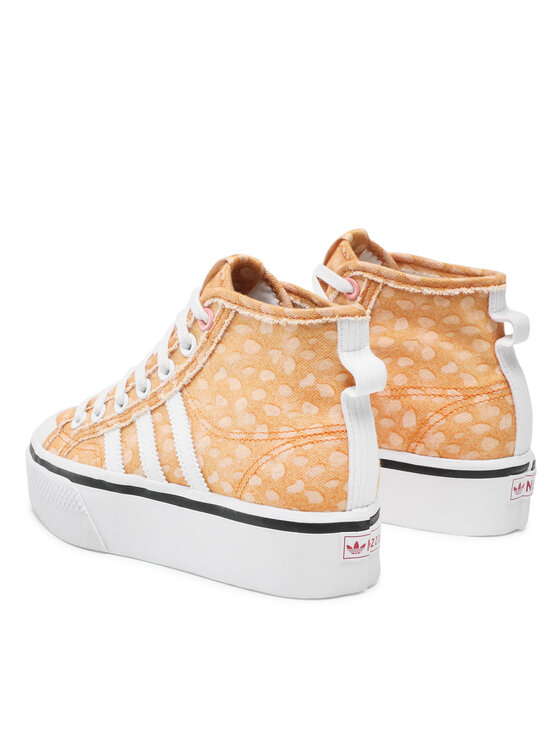 adidas Sneakersy adidas Disney Nizza Platform Mid GZ1657 Oranžová