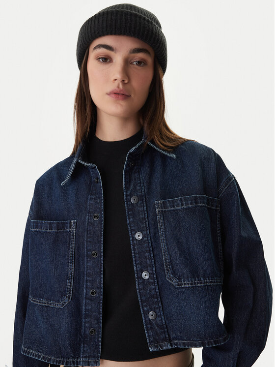 G-STAR G-Star Raw camicia di jeans D26851-E090 Blu scuro Boxy Fit