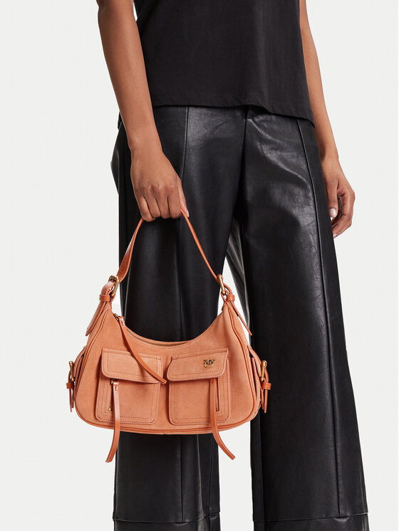 PINKO Torebka PINKO Cargo Bag Classic PE 25 PLTT 102794 A29N Pomarańczowy