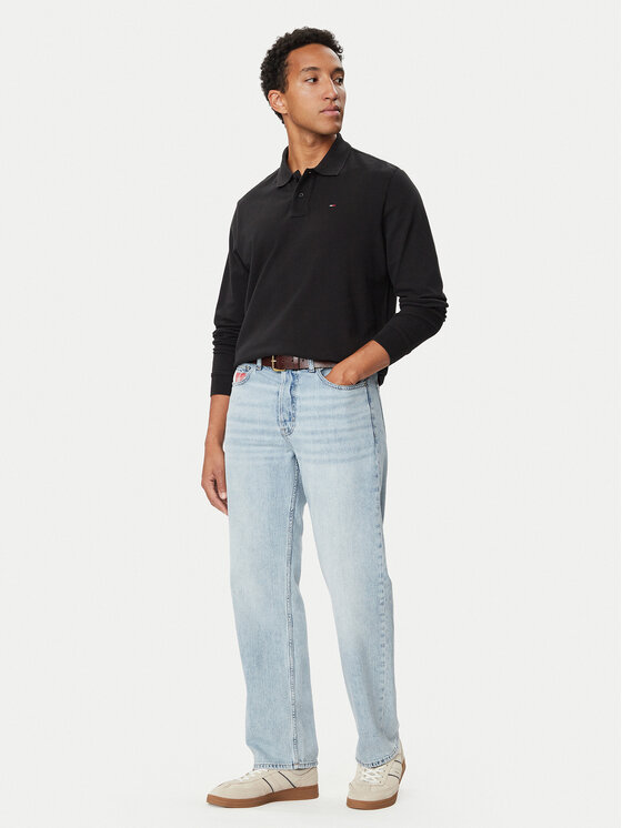 Tommy Jeans Tommy Jeans Polo DM0DM23630 Negro Regular Fit