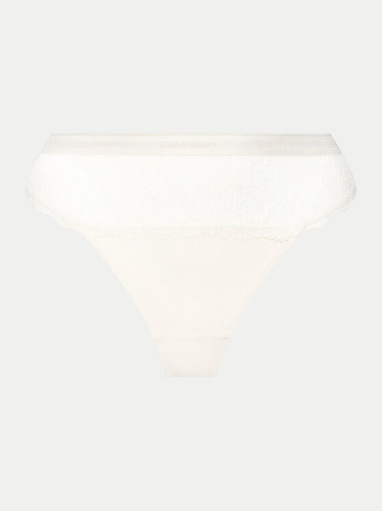 Calvin Klein Underwear Calvin Klein Underwear Perizoma 000QF7980E Écru