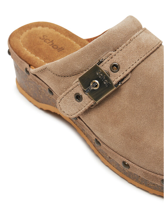 Scholl Παντόφλες Scholl Pescura Clog 50 Cork F31632 2361 380 Μπεζ