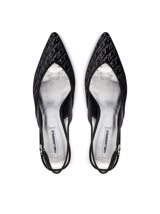 KARL LAGERFELD Обувки на ток KARL LAGERFELD Sienna KL32706A Черен