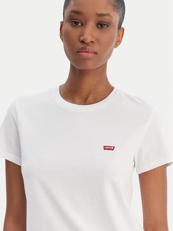 Levi's® Levi's T-Shirt Perfect Tee 39185-0006 Λευκό Regular Fit