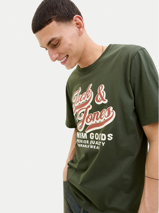 Jack & Jones Jack & Jones Camiseta Logo 12279535 Verde Standard Fit