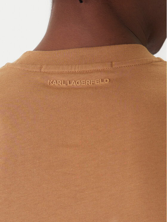 KARL LAGERFELD KARL LAGERFELD Camiseta 755710 561224 Beis Regular Fit
