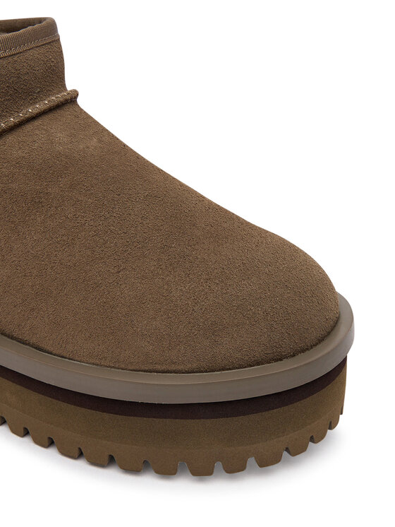 Tommy Jeans Sniego batai Tommy Jeans Tjw Flatform Snow Boot Suede EN0EN02841 Ruda