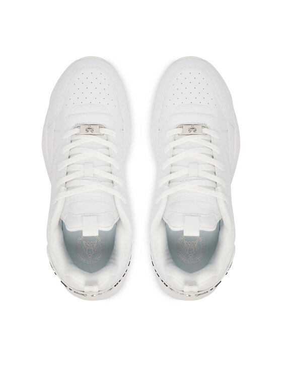 Plein Sport Sneakers Plein Sport FAES USC0855 SLE004N Alb