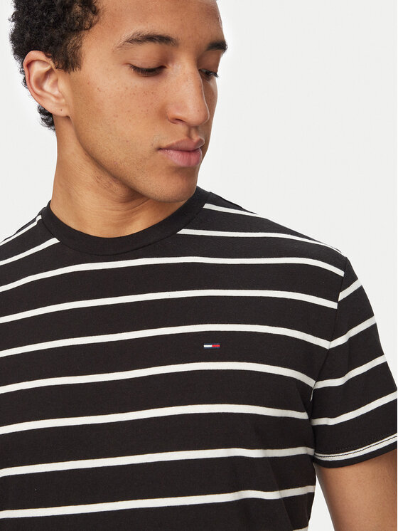 Tommy Jeans Tommy Jeans Camiseta DM0DM22544 Negro Regular Fit
