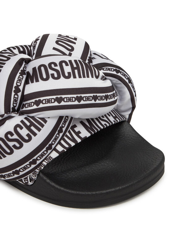 LOVE MOSCHINO Klapki LOVE MOSCHINO JA28312G0MIW310A Biały