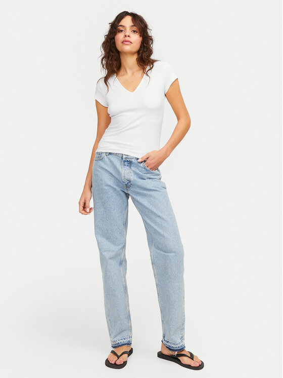 JJXX JJXX Футболка Hayden 12249361 Білий Slim Fit