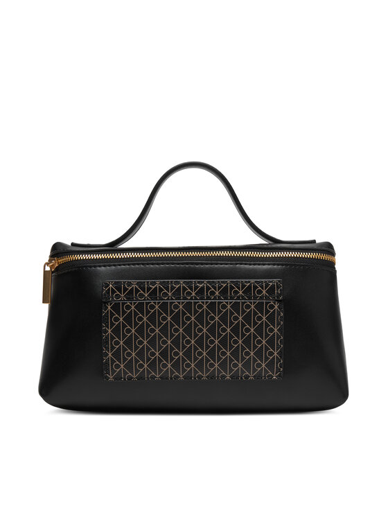 Calvin Klein Kosmetický kufřík Calvin Klein Emblem Aop Beauty Case Giftset LV04F1102G Černá