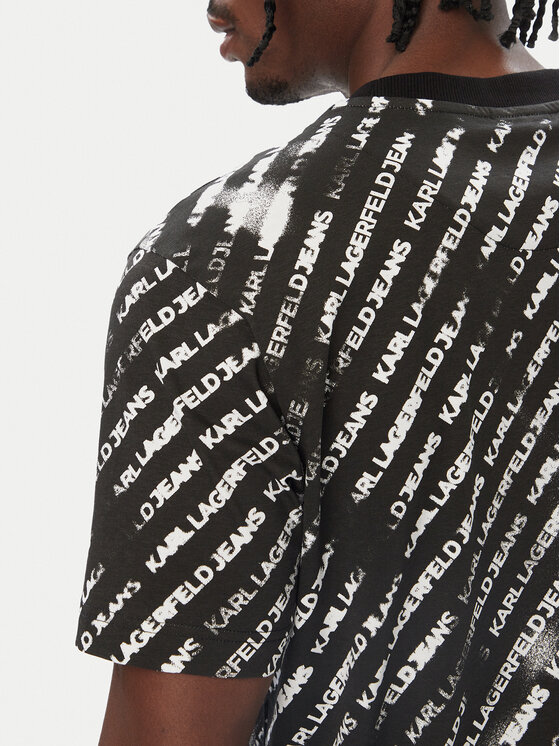 Karl Lagerfeld Jeans Karl Lagerfeld Jeans Camiseta B4M17032 Negro Regular Fit