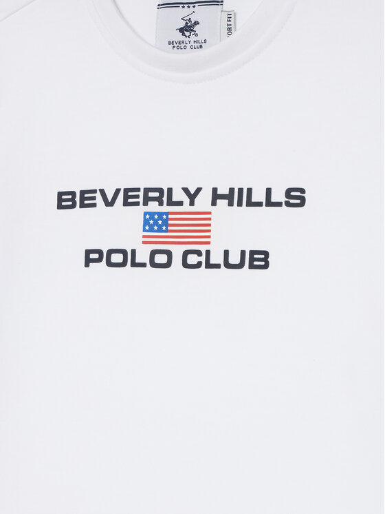 Beverly Hills Polo Club Beverly Hills Polo Club Футболка P-SS26B-TS0132 Білий Regular Fit