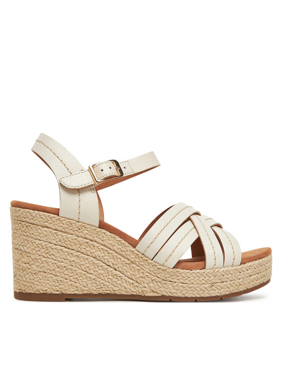 Clarks Еспадрильї Clarks Sabina Strap 26181464 Écru