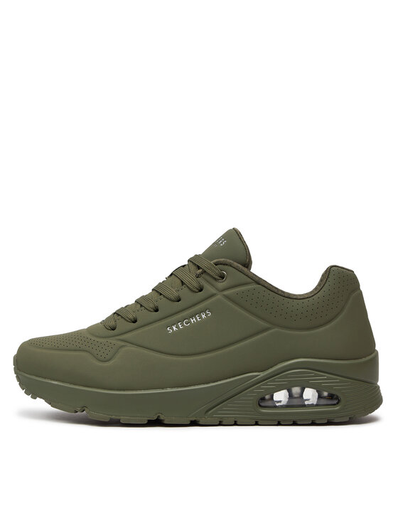Skechers Снікерcи Skechers Uno - Stand On Air 52458/DKGR Зелений