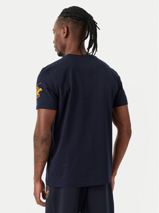 Beverly Hills Polo Club Beverly Hills Polo Club Camiseta P-SS26M-TS1519 Azul marino Regular Fit