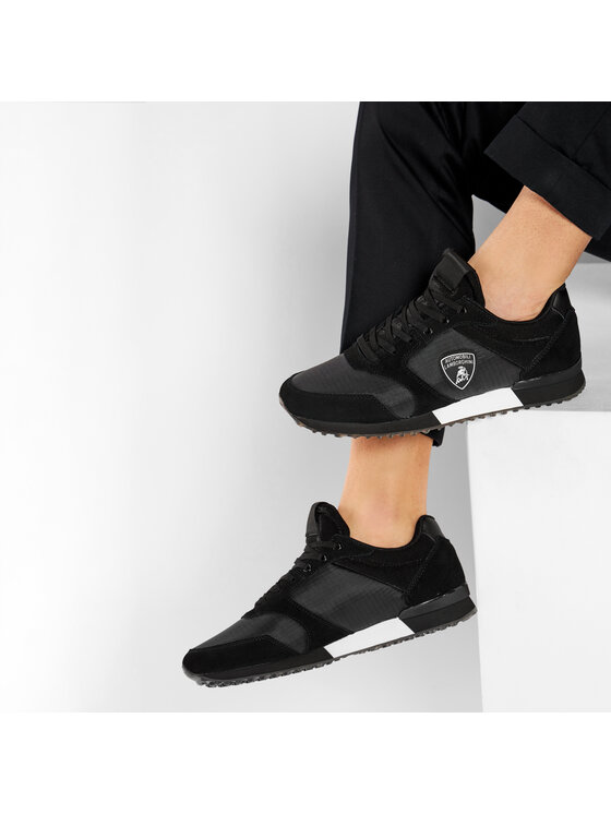Lamborghini Sneakersy Lamborghini E0XZBSA1 Czarny