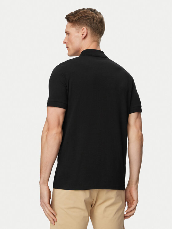 KARL LAGERFELD KARL LAGERFELD Pólóing 745780 500235 Fekete Regular Fit