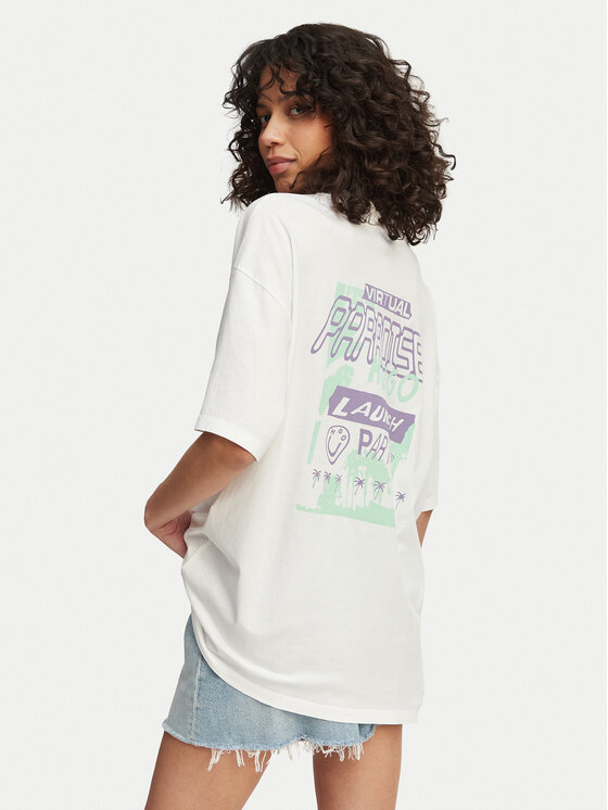 HUGO HUGO Camiseta Tee 50560784 Blanco Oversize