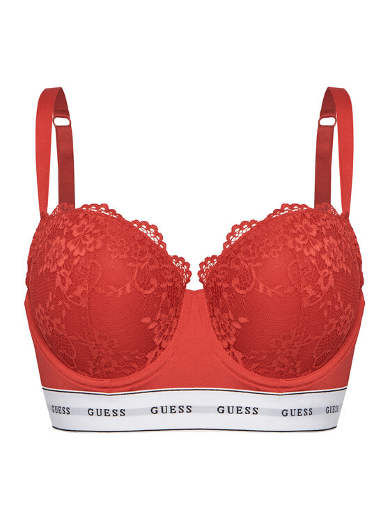 Guess Guess Reggiseno Push-up O2BC06 KBBT0 Rosso