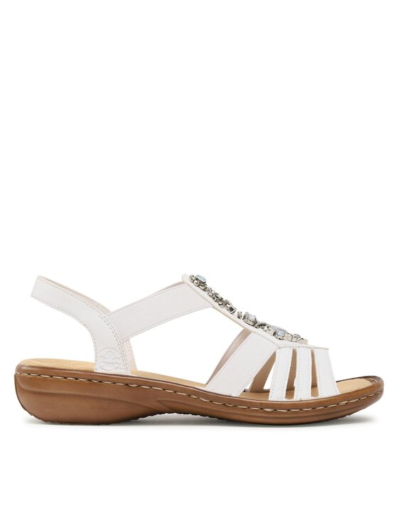 Rieker Sandali Rieker 60839-80 Bela